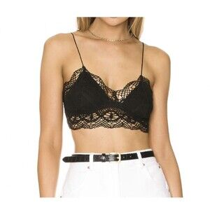 Free People Mariana Bralette Black XS